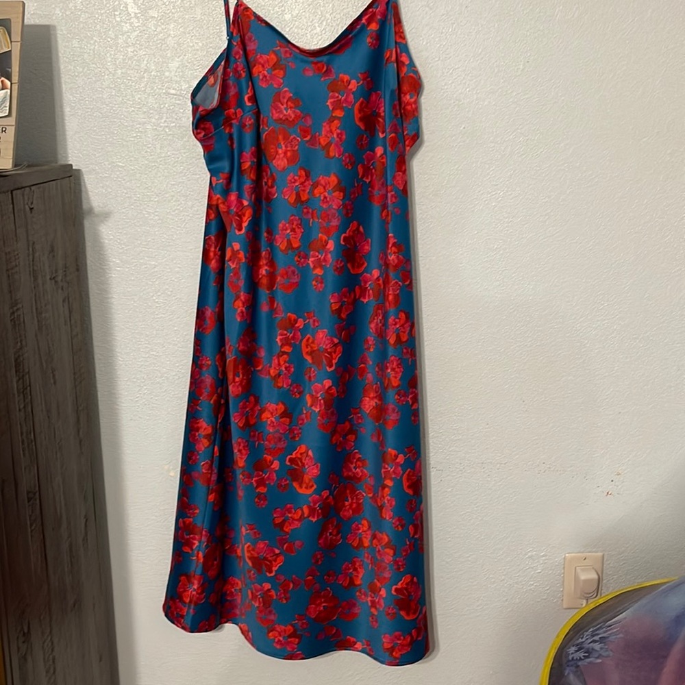 Floral silky slip dress from Target